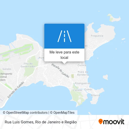 Rua Luis Gomes mapa