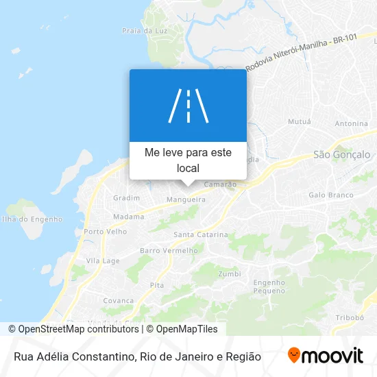 Rua Adélia Constantino mapa