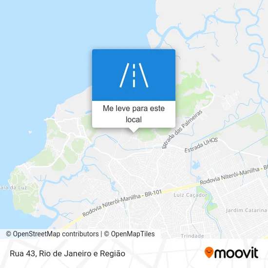 Rua 43 mapa