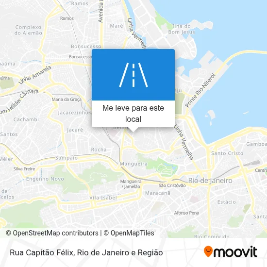 Rua Capitão Félix mapa