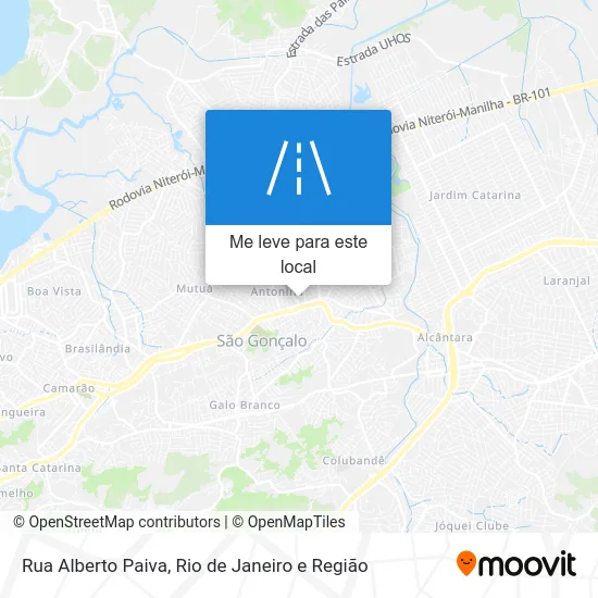 Rua Alberto Paiva mapa