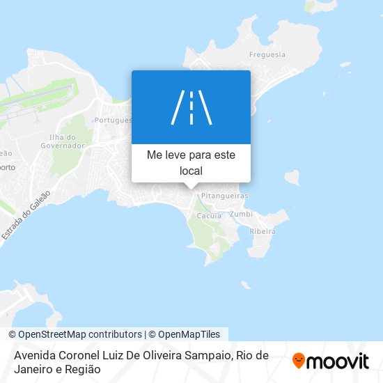 Avenida Coronel Luiz De Oliveira Sampaio mapa