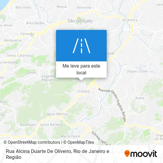 Rua Alcina Duarte De Oliveiro mapa