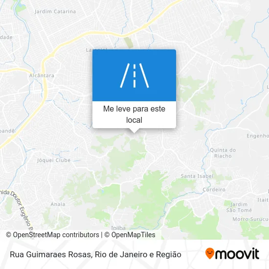 Rua Guimaraes Rosas mapa