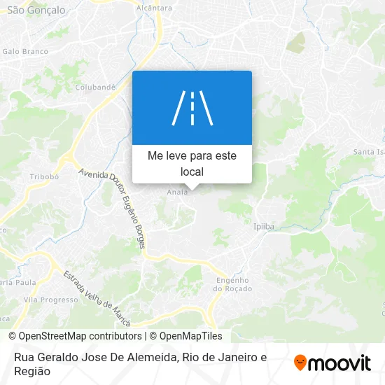 Rua Geraldo Jose De Alemeida mapa