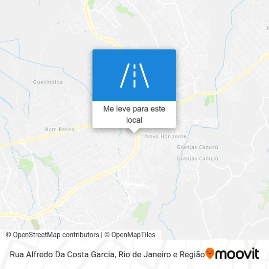 Rua Alfredo Da Costa Garcia mapa