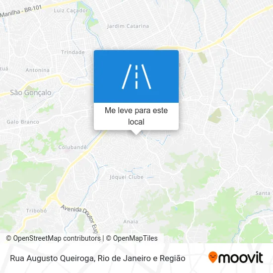 Rua Augusto Queiroga mapa