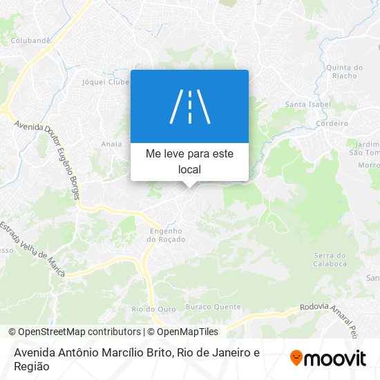 Avenida Antônio Marcílio Brito mapa