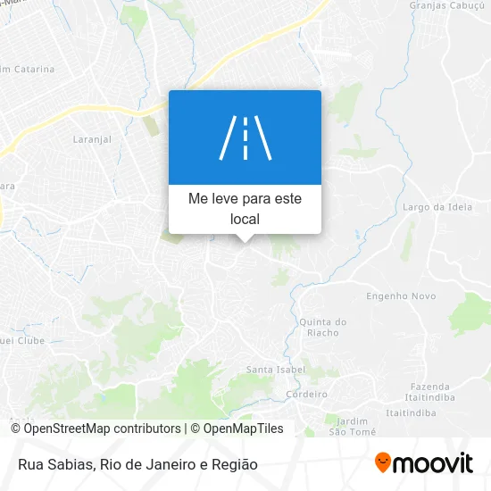 Rua Sabias mapa