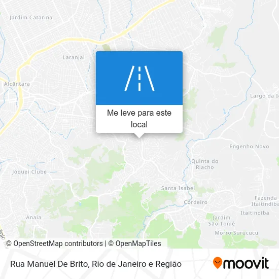 Rua Manuel De Brito mapa