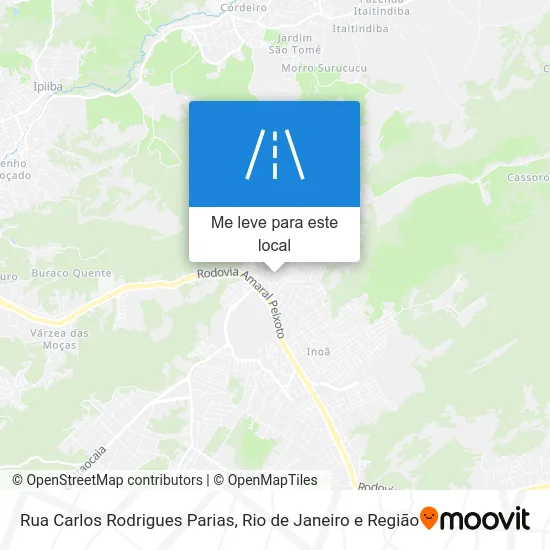Rua Carlos Rodrigues Parias mapa