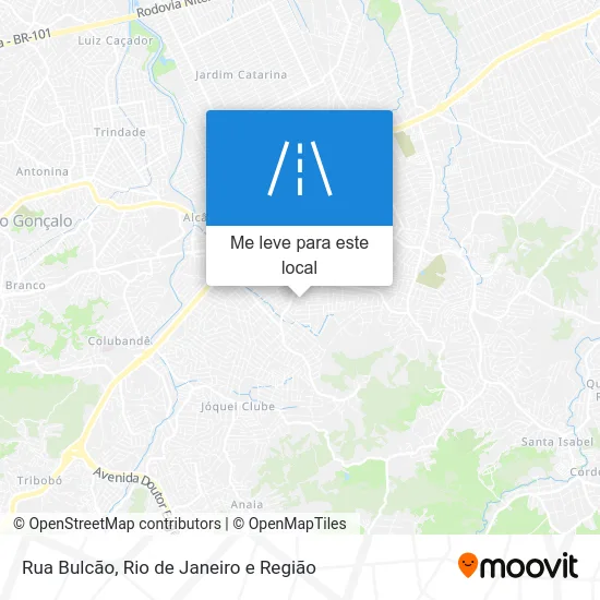 Rua Bulcão mapa