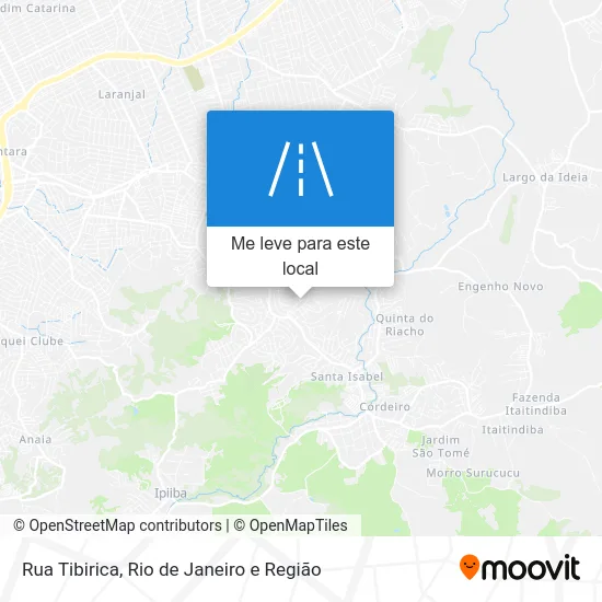 Rua Tibirica mapa