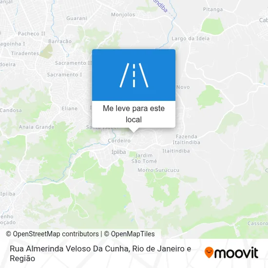 Rua Almerinda Veloso Da Cunha mapa