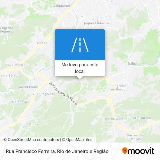Rua Francisco Ferreira mapa