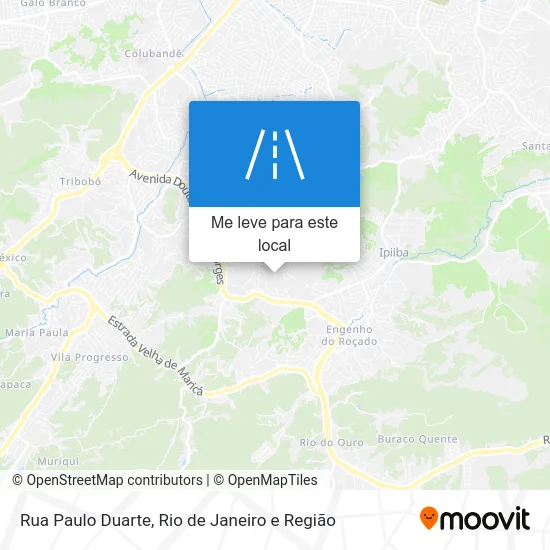 Rua Paulo Duarte mapa