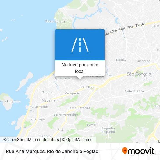 Rua Ana Marques mapa