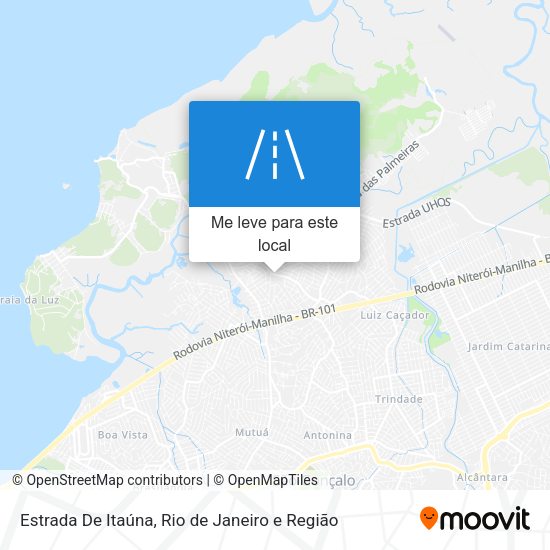 Estrada De Itaúna mapa