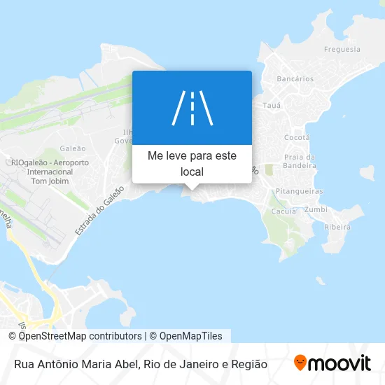 Rua Antônio Maria Abel mapa