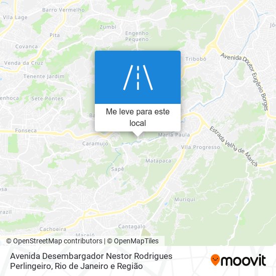 Avenida Desembargador Nestor Rodrigues Perlingeiro mapa