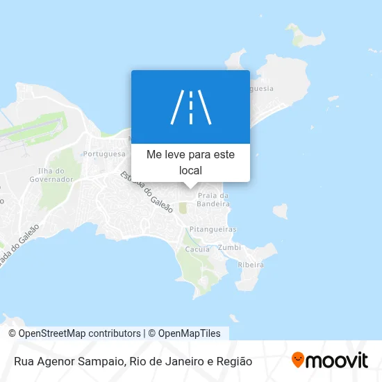Rua Agenor Sampaio mapa