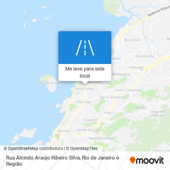 Rua Alcindo Araújo Ribeiro Silva mapa