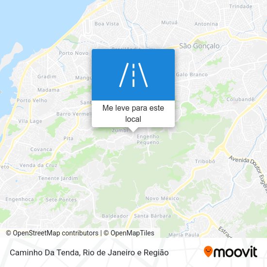 Caminho Da Tenda mapa