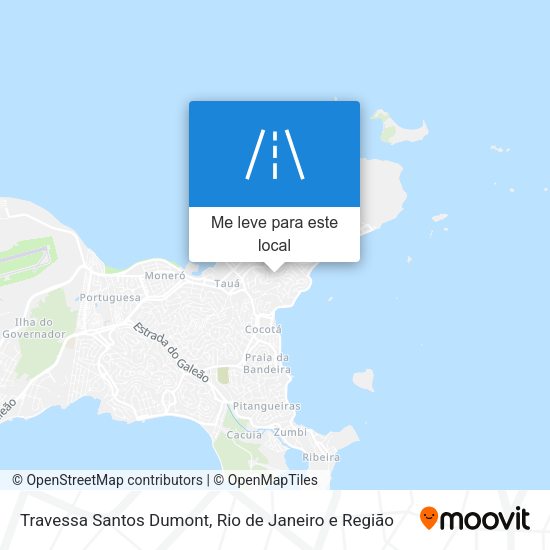 Travessa Santos Dumont mapa