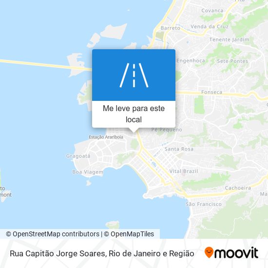 Rua Capitão Jorge Soares mapa