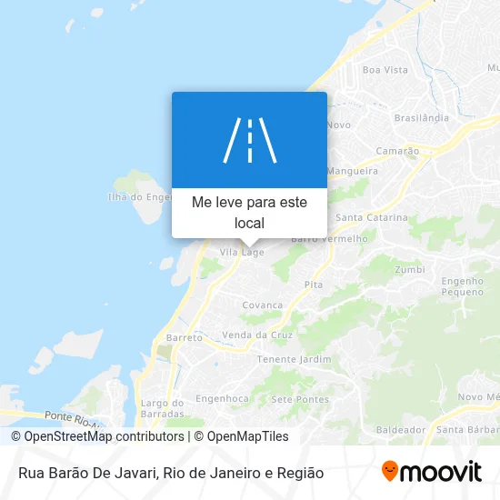 Rua Barão De Javari mapa