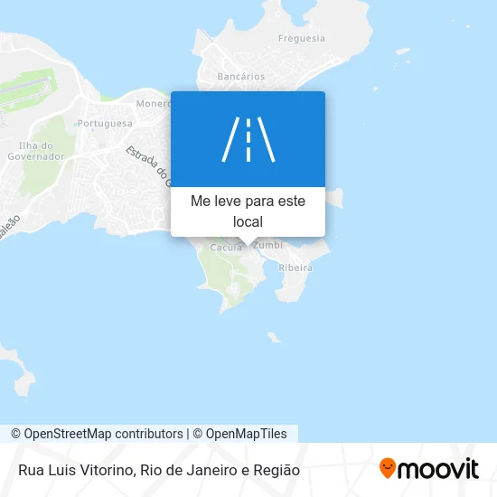 Rua Luis Vitorino mapa