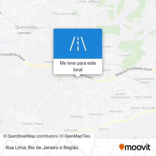 Rua Lima mapa
