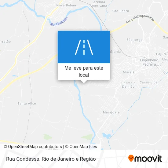 Rua Condessa mapa