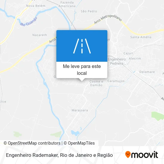 Engenheiro Rademaker mapa
