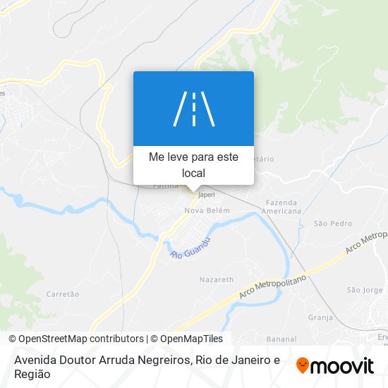 Avenida Doutor Arruda Negreiros mapa