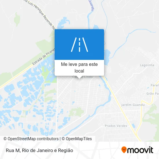 Rua M mapa