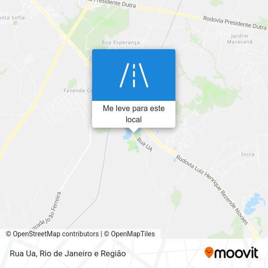 Rua Ua mapa