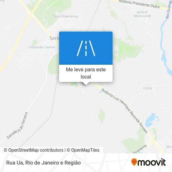 Rua Ua mapa