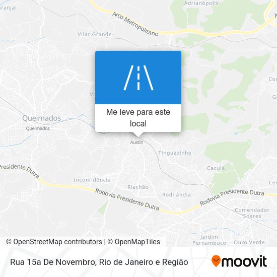 Rua 15a De Novembro mapa