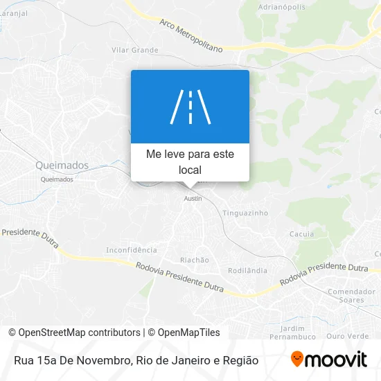 Rua 15a De Novembro mapa