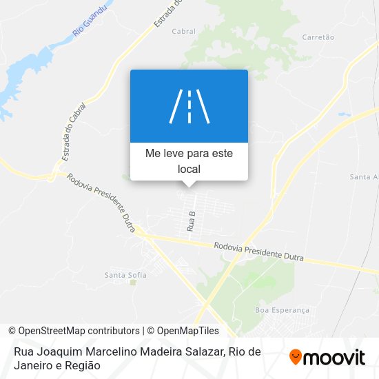 Rua Joaquim Marcelino Madeira Salazar mapa