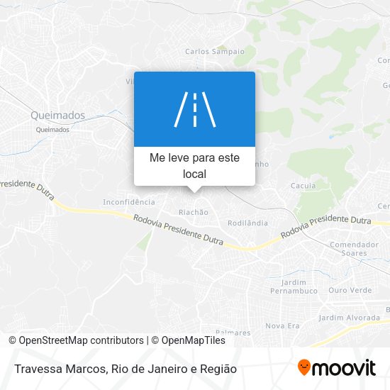 Travessa Marcos mapa