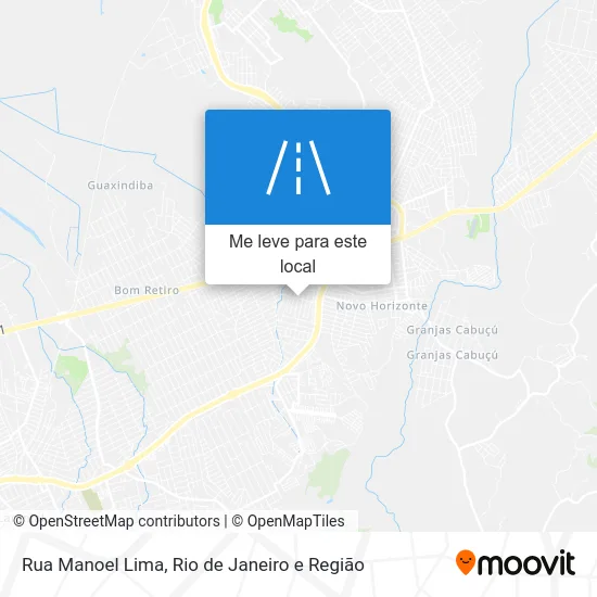 Rua Manoel Lima mapa