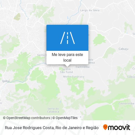 Rua Jose Rodrigues Costa mapa