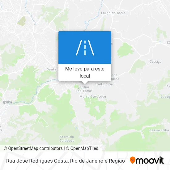Rua Jose Rodrigues Costa mapa
