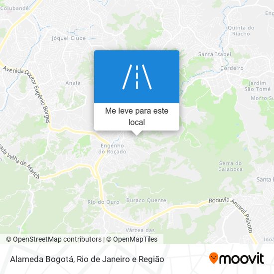 Alameda Bogotá mapa