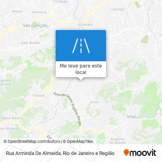 Rua Arminda De Almeida mapa