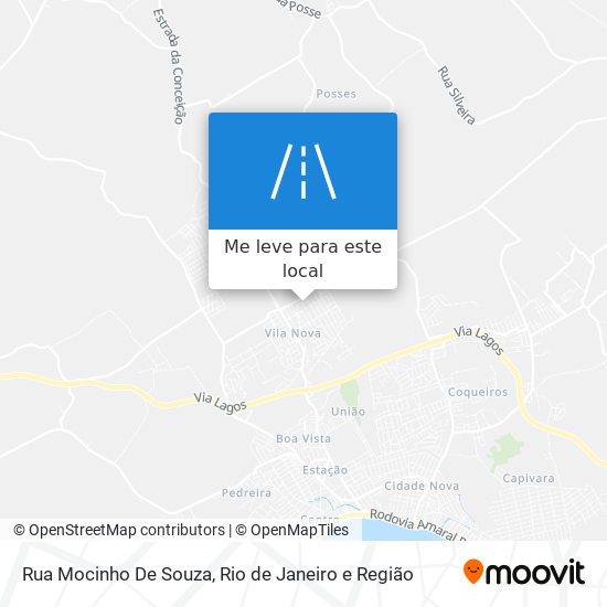 Rua Mocinho De Souza mapa