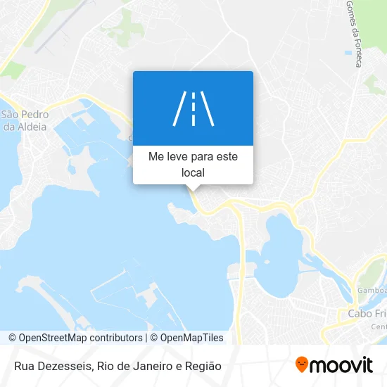 Rua Dezesseis mapa