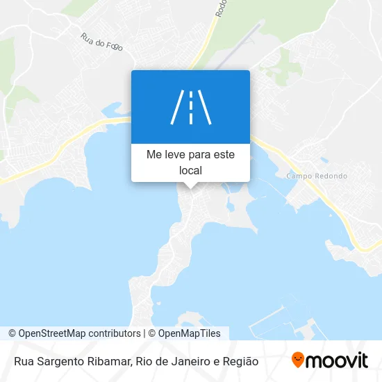 Rua Sargento Ribamar mapa